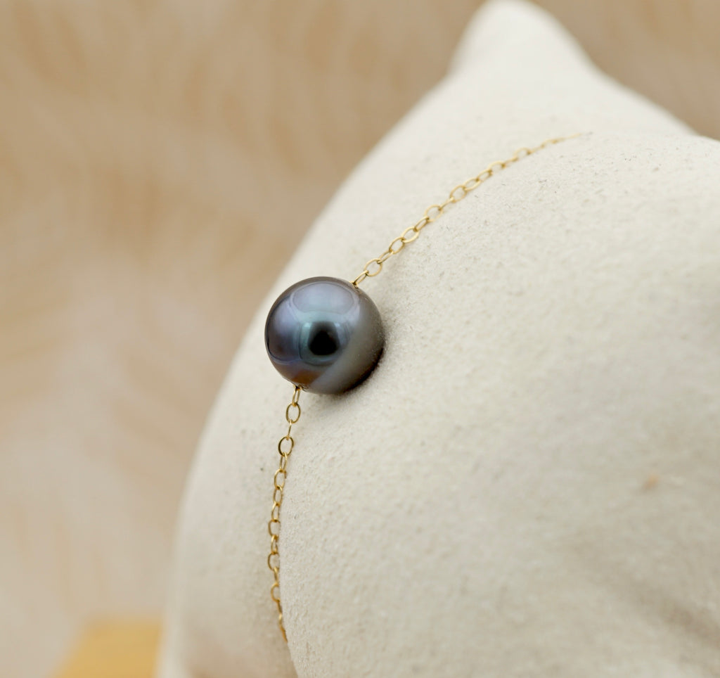 Hatutu véritable perle de Tahiti de 9.4mm