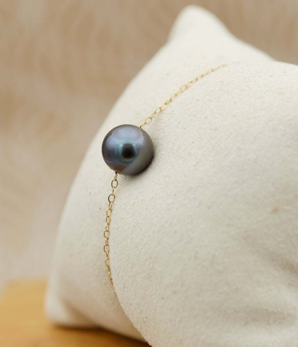 Hatutu véritable perle de Tahiti de 9.4mm