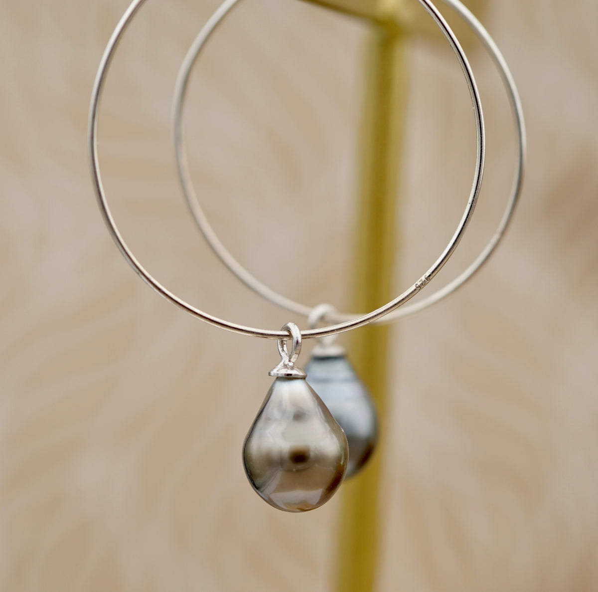 Tiaré perles de Tahiti baroques de 8.4mm