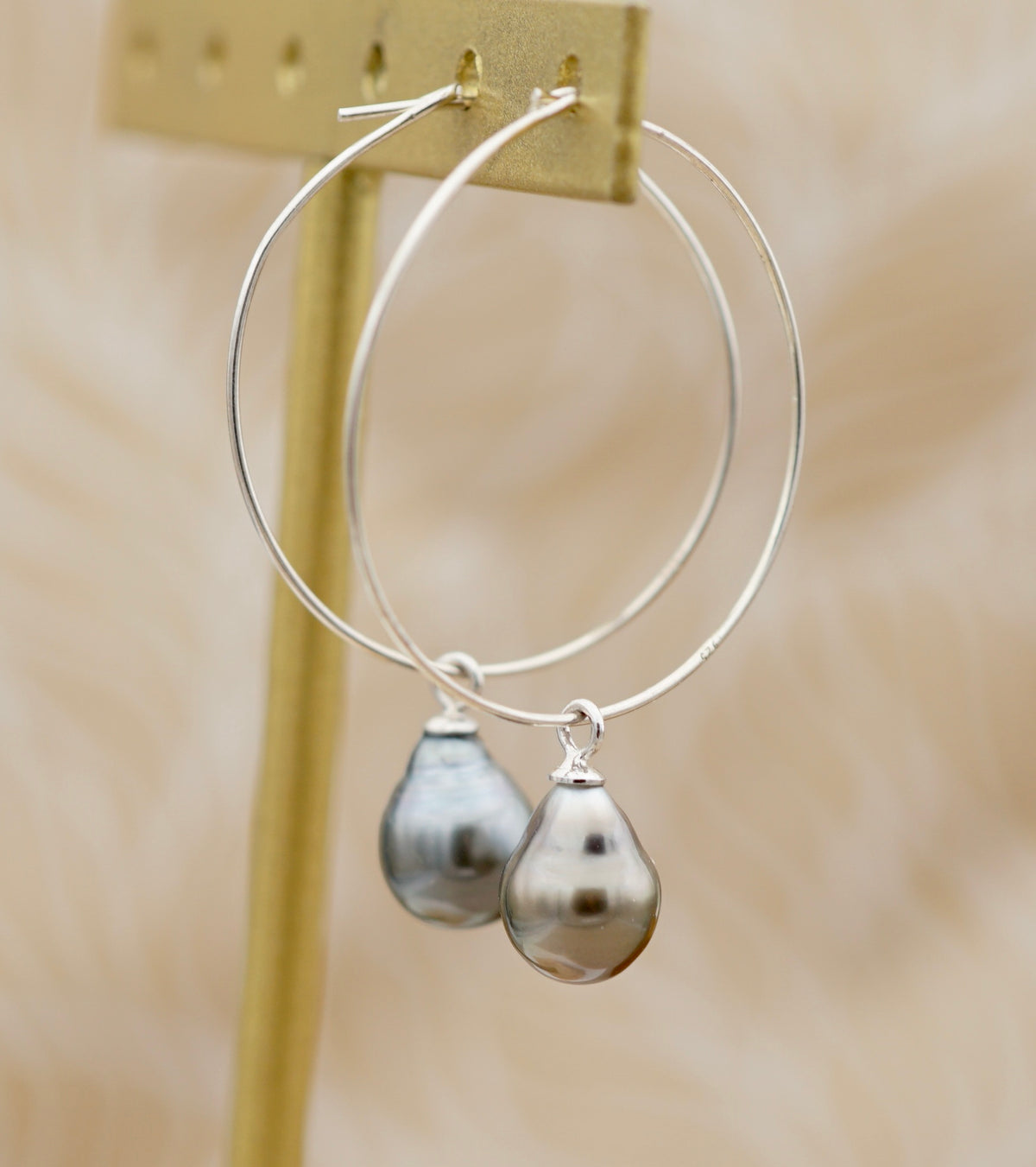 Tiaré perles de Tahiti baroques de 8.4mm