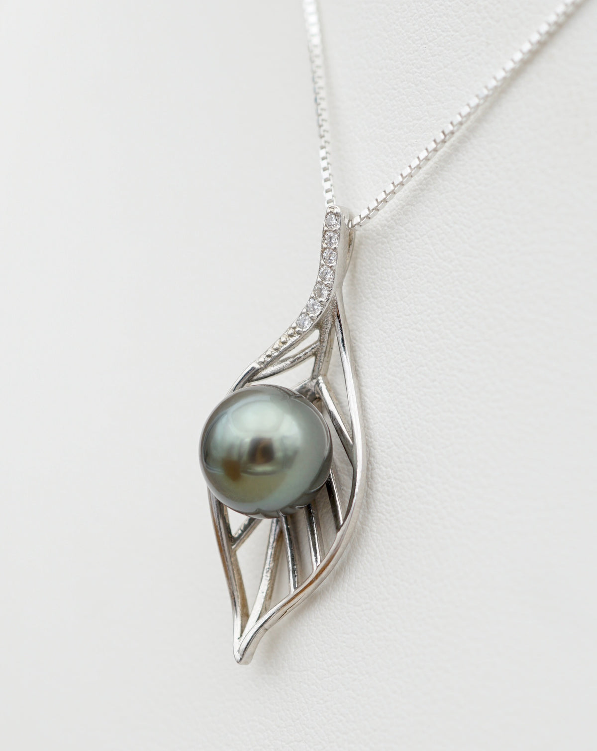 Maupiti perle de Tahiti de 10mm sur argent 925