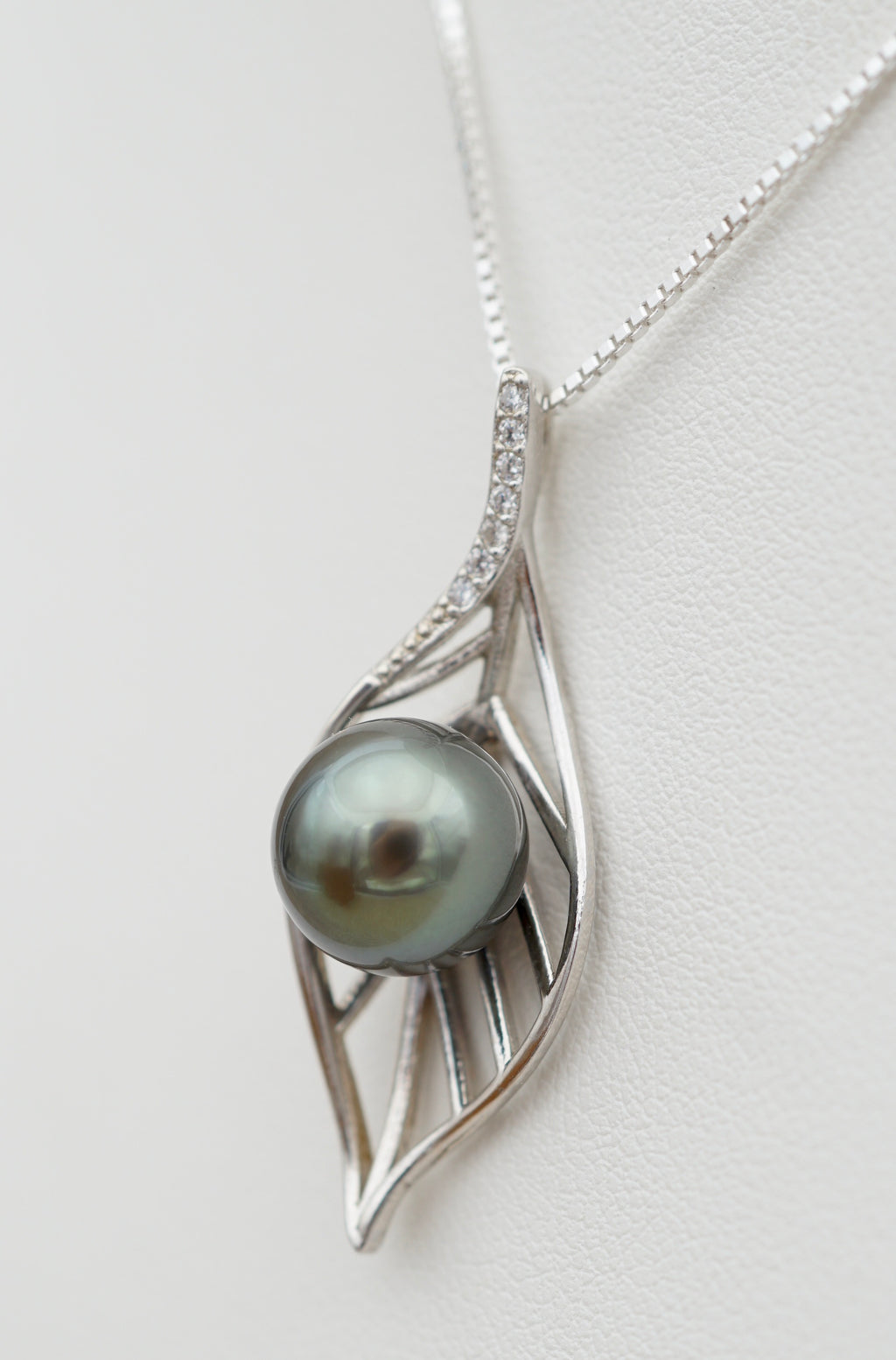 Maupiti perle de Tahiti de 10mm sur argent 925