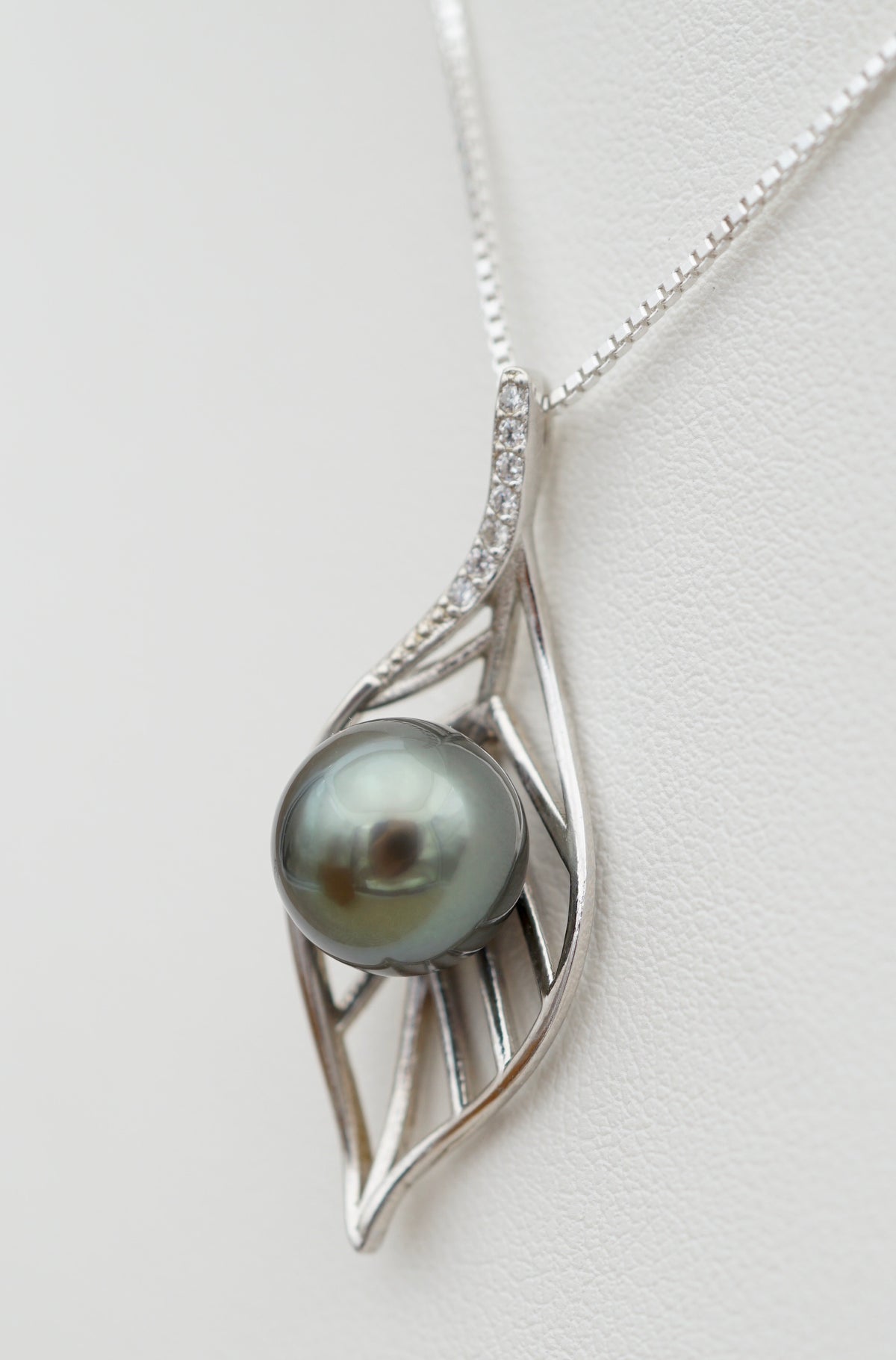 Maupiti perle de Tahiti de 10mm sur argent 925