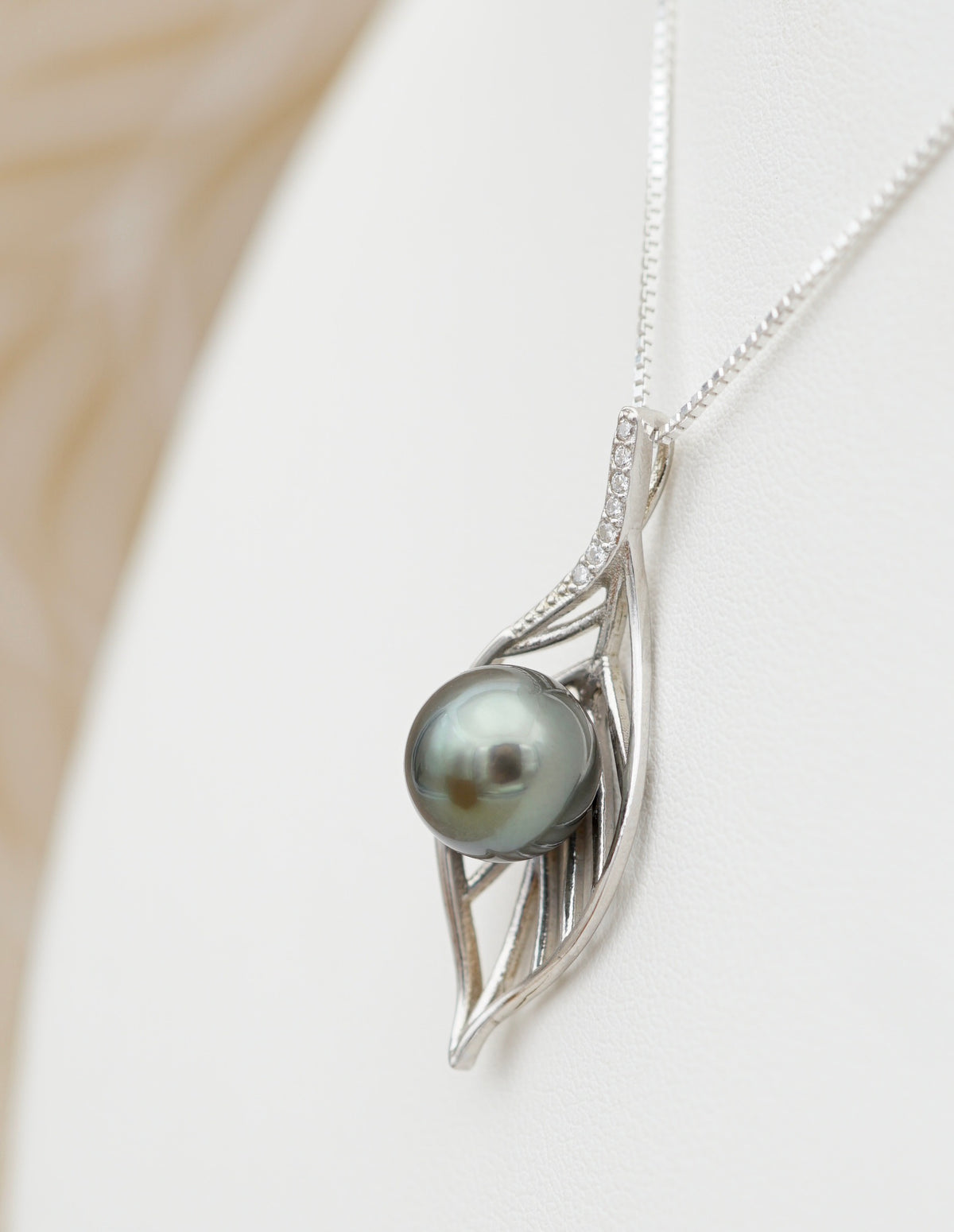 Maupiti perle de Tahiti de 10mm sur argent 925
