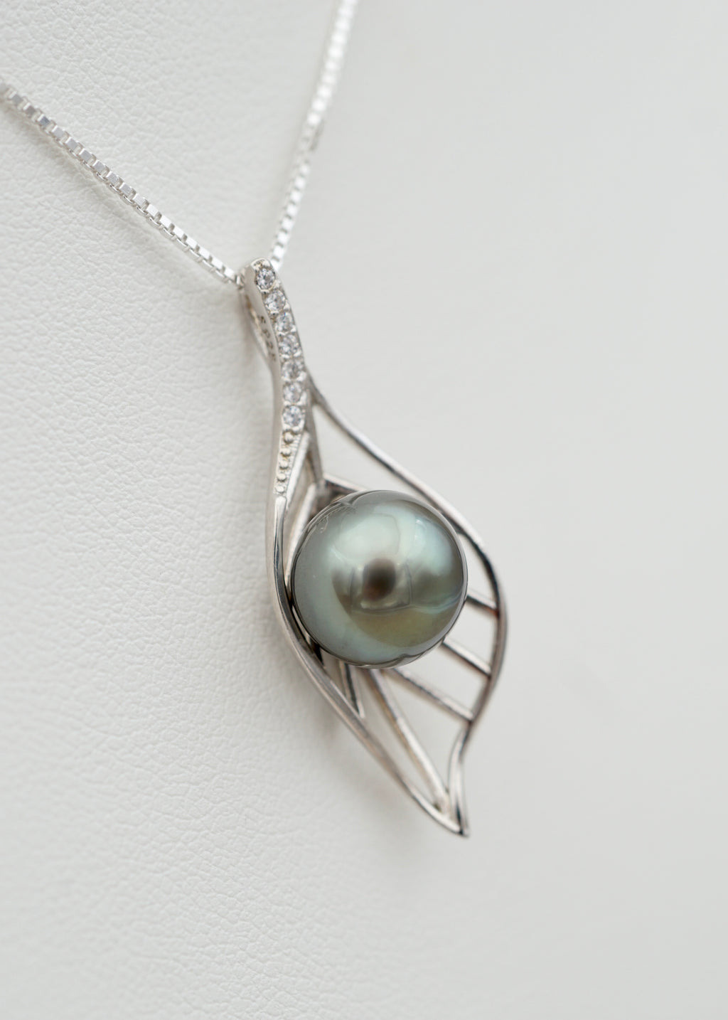 Maupiti perle de Tahiti de 10mm sur argent 925
